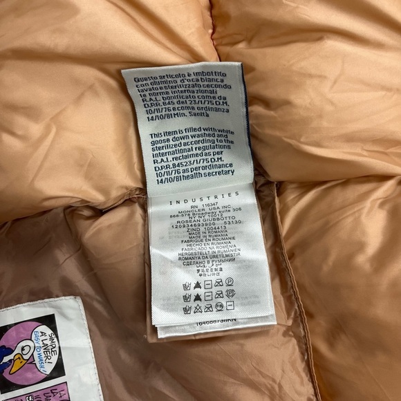 Moncler CALLIS DOWN JACKET ZIP 0 Size - Picture 8 of 9